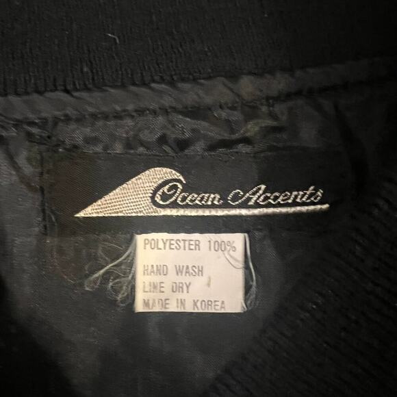 Ocean Accents Womens Small Polyester Jacket lightweight golf key pattern vtg - Picture 4 of 13